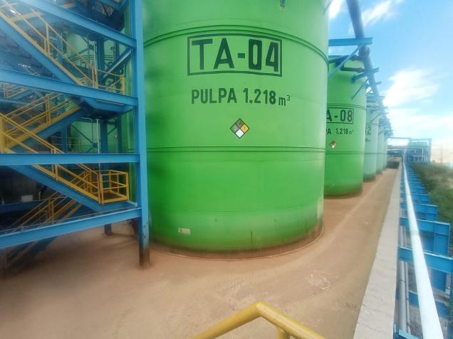Limpieza y Protección de Tanques de Lixiviación TA-04 foto 2